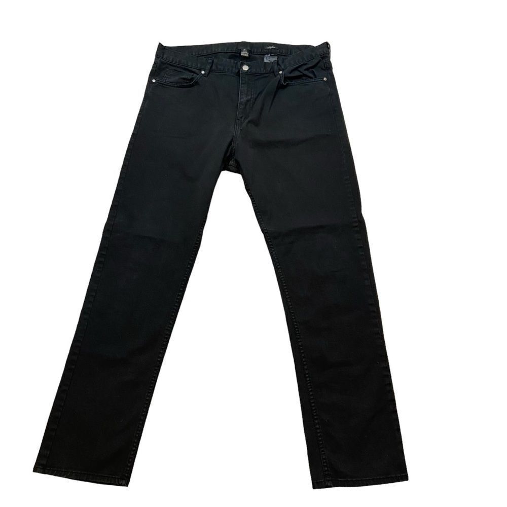Ladies H&M Brand Black Slim Fit High Rise Jeans Size 36
